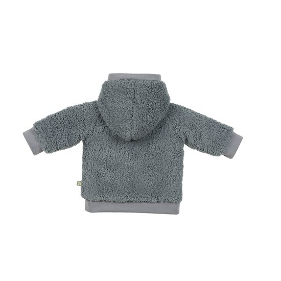 Veste molletonnée à capuche graphite  de Odenwalder