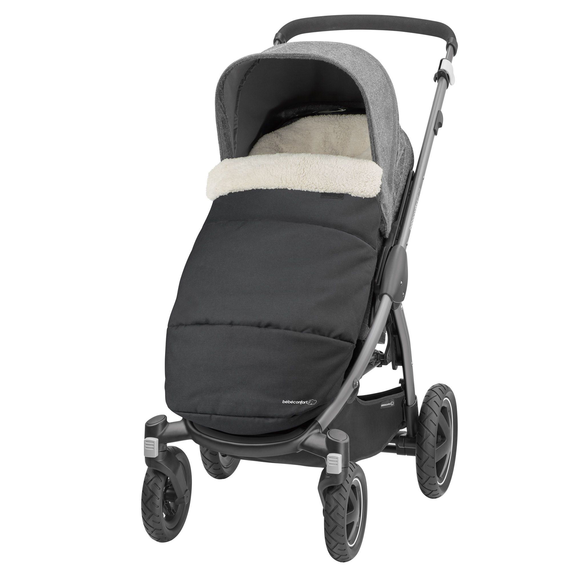 Chanceliere 2 En 1 Essential Graphite De Bebe Confort Chancelieres Aubert