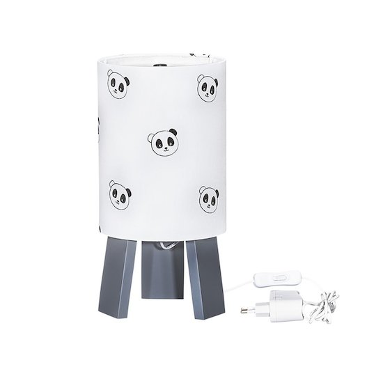 Chao Chao lampe de chevet Blanc/Gris  de Sauthon Baby's Sweet Home Chao Chao lampe de chevet Blanc/Gris  de Sauthon Baby's Sweet Home