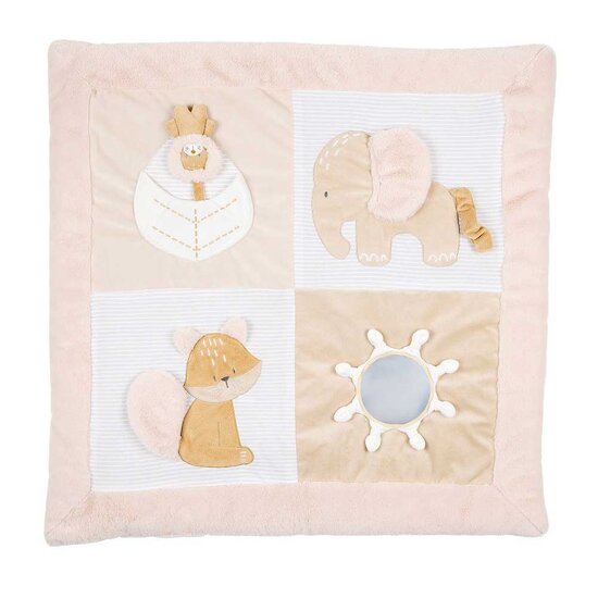 Flo, Ernest & Oli Tapis de jeu avec arches Flo Beige  de Nattou Flo, Ernest & Oli Tapis de jeu avec arches Flo Beige  de Nattou