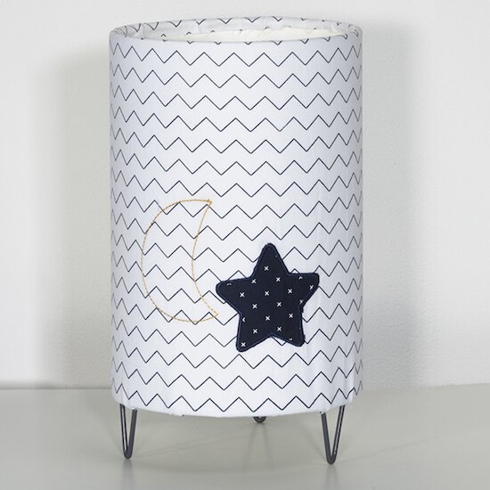 Hello luminaire  Blanc / Marine   de Sauthon Baby's Sweet Home Hello luminaire  Blanc / Marine   de Sauthon Baby's Sweet Home