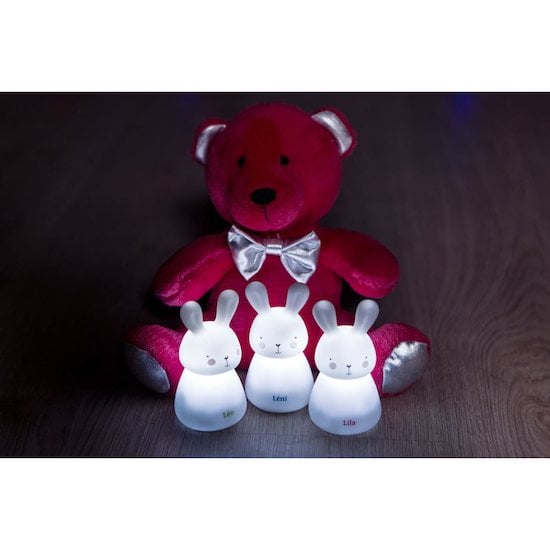 Veilleuse Leo, Leni & Lila Blanc  de Olala