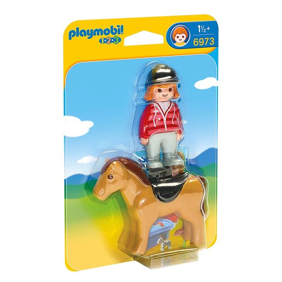 Cavalière avec cheval   de Playmobil
