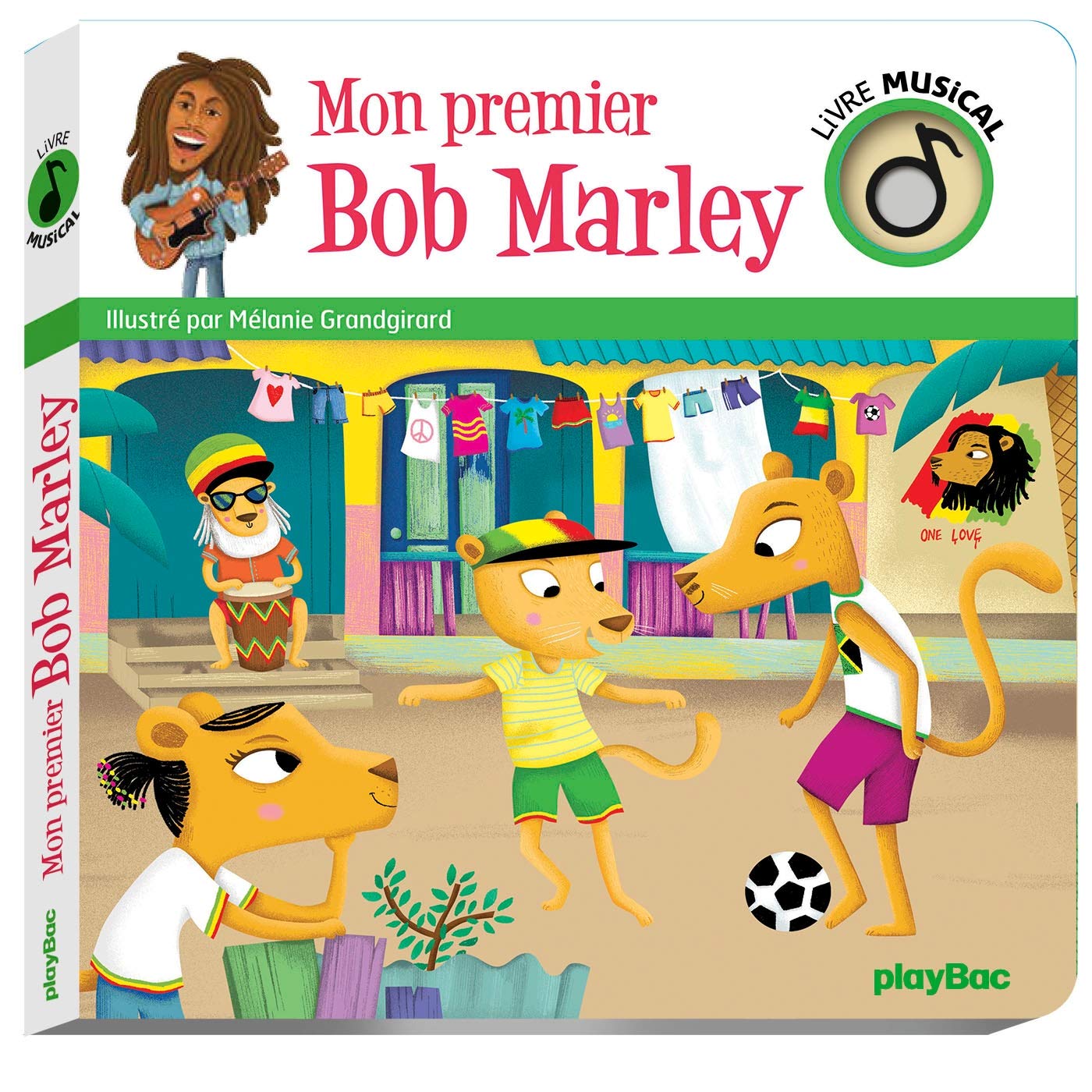 Livre musical Mon premier Bob Marley de PlayBac, Livres : Aubert