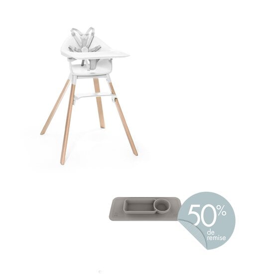 -50% sur le set de table Ezpz™ pour l'achat d'une chaise Clikk™   de Stokke®