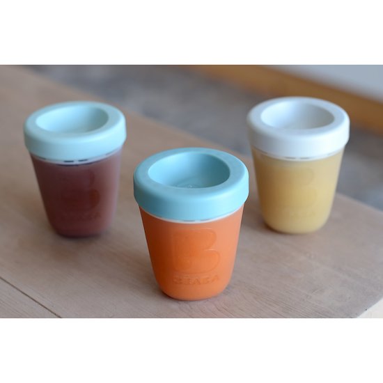 Portions silicone x3 Jungle 200 ml de Béaba Portions silicone x3 Jungle 200 ml de Béaba