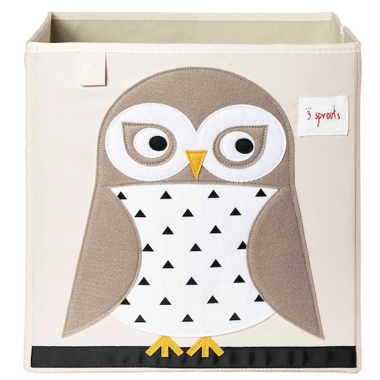 Cube de rangement Hibou  de 3 sprouts