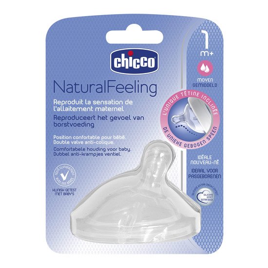 Tétine NaturalFeeling  Débit moyen de Chicco