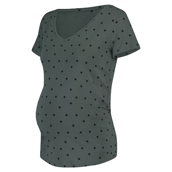 Tee-shirt à étoiles Rome Urbanc chic  de Noppies maternity Tee-shirt à étoiles Rome Urbanc chic  de Noppies maternity