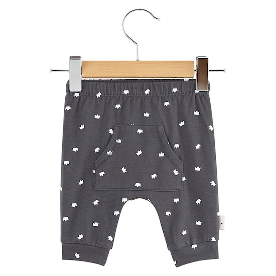 Pantalon imprimé Royal Baby Carbone Naissance de P'tit bisou