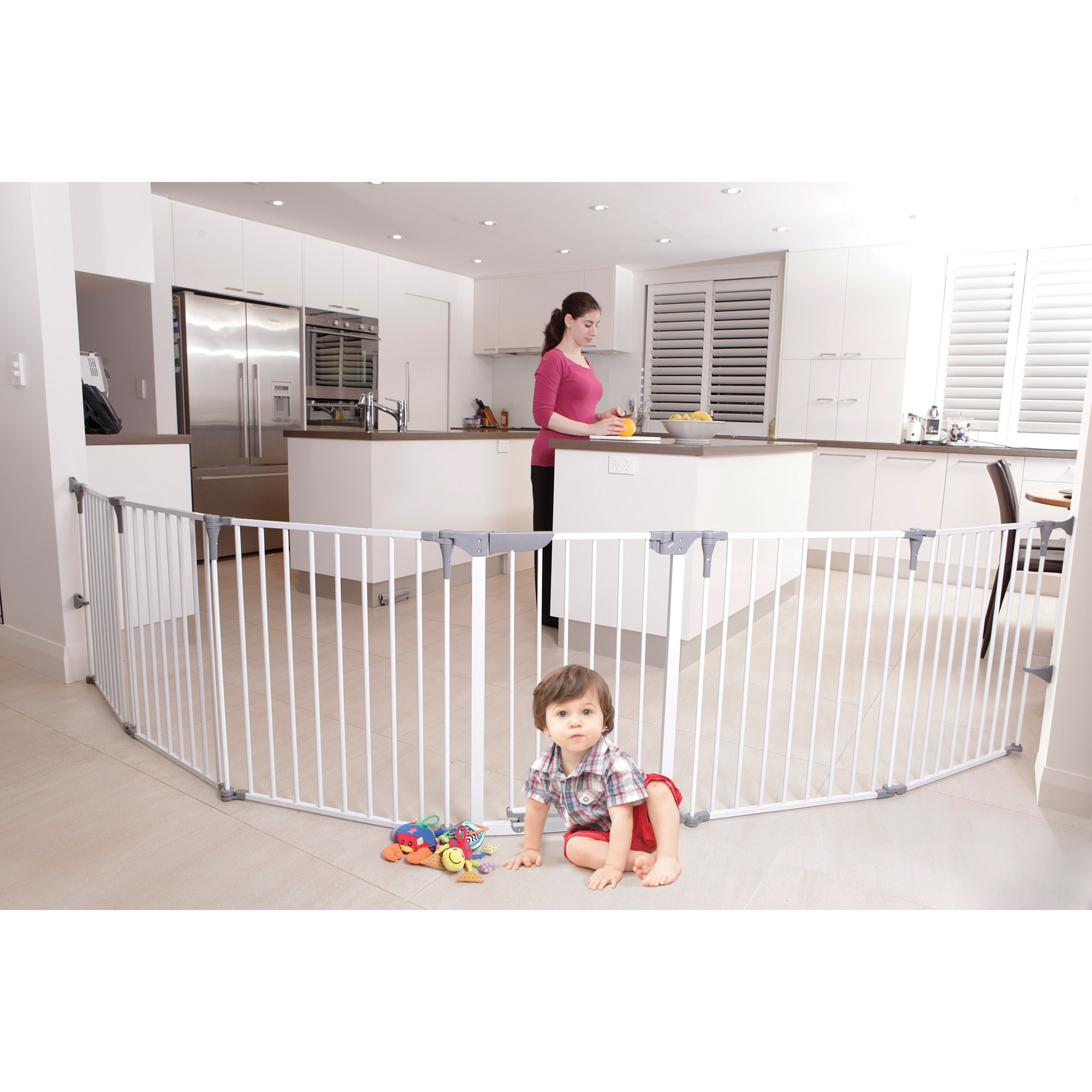 Parc Royale Convertible 3 En 1 Blanc De Dreambaby Barrieres De Porte Aubert