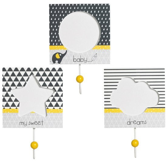 Babyfan set 3 patères