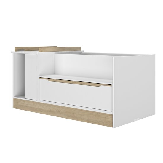 Céleste Lit compact évolutif 70x140 cm Blanc  de Galipette Céleste Lit compact évolutif 70x140 cm Blanc  de Galipette