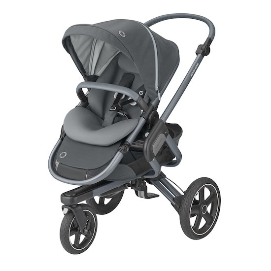 MAXI-COSI Poussette 2 en 1 Zelia 3, nacelle intégrée, 4 roues, Essential  Graphite - Gris Gris - Kiabi - 359.99€