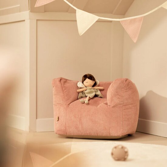 Fauteuil Pouf Corduroy Wild Rose  de Jollein