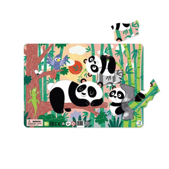 Puzzle cadre 21 éléments Panda  de Dodo