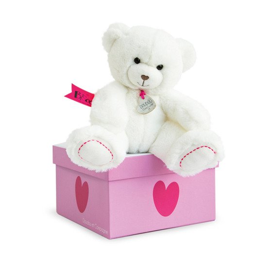 UNICEF Ours Les Bisous c'est tout doux Blanc Petit modèle de Doudou et Compagnie