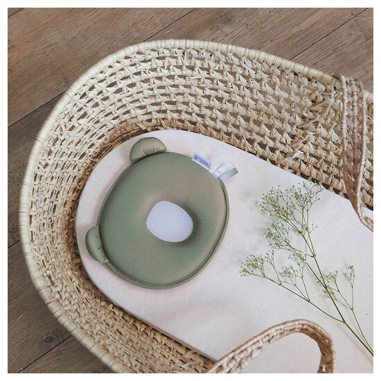 Coussin cale tête P'tit Panda Air+ Kaki  de Candide