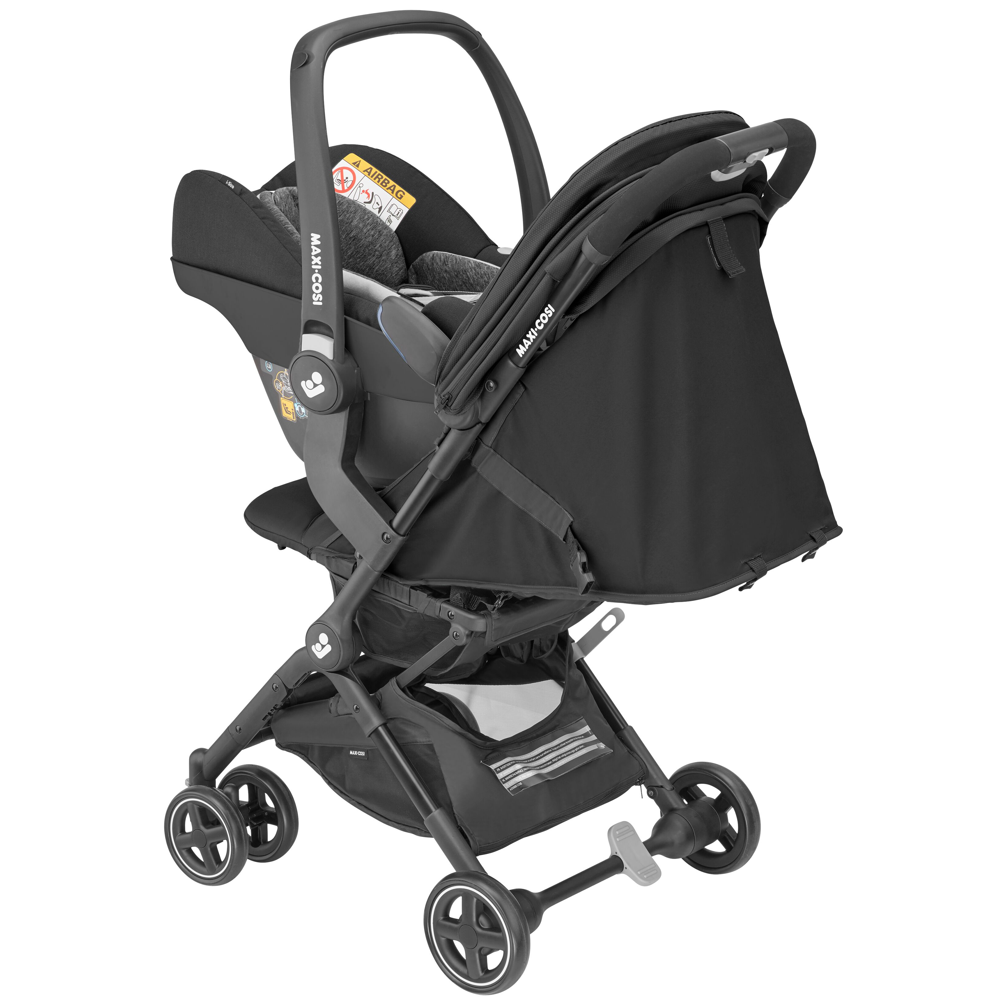 Poussette Lara2 Essential Black de Maxi-Cosi, Poussettes citadines : Aubert