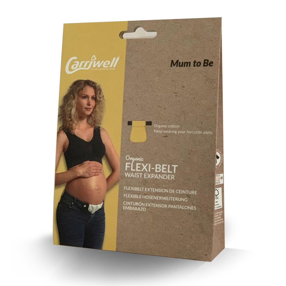 Flexi-Belt extension de ceinture coton bio Bleu marine de Carriwell, Divers  : Aubert