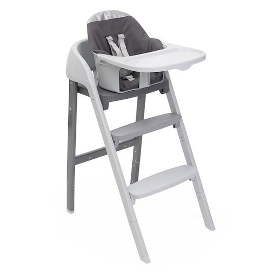 Chaise haute Crescendo Up Steel Cloud Re_lux  de Chicco