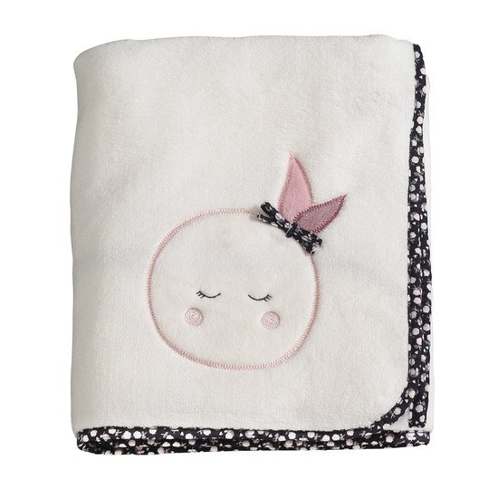 Miss Fleur de Lune couverture Blanc  de Sauthon Baby's Sweet Home