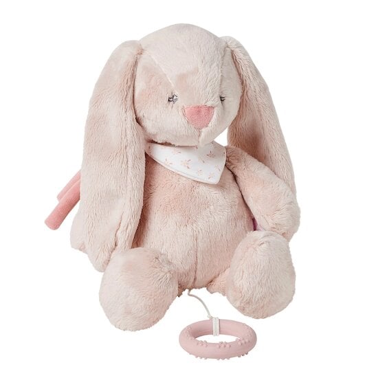 Alice & Pomme Peluche Musicale Pomme le lapin 30 cm de Nattou