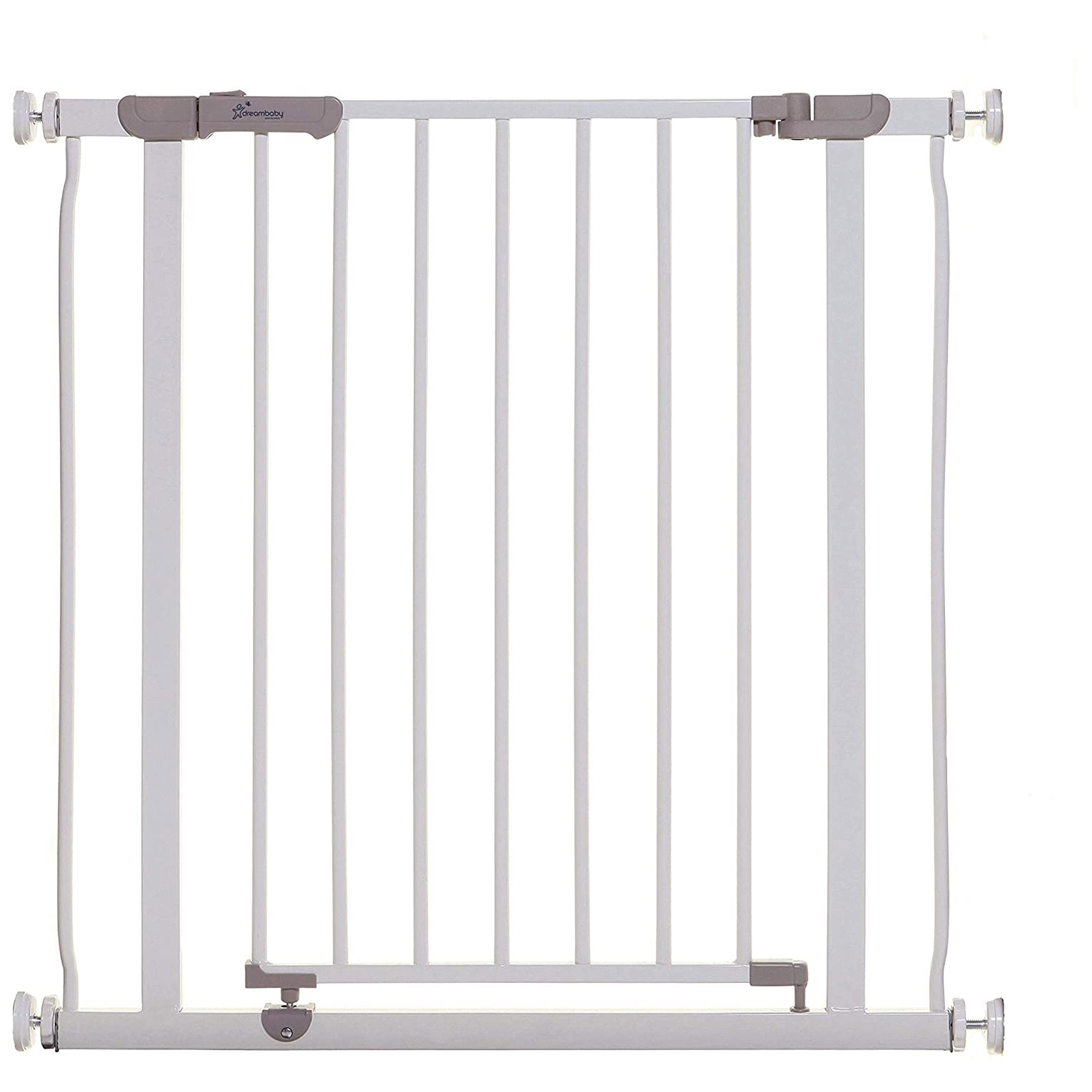 Barriere De Porte Ava 75 81 Cm Blanc De Dreambaby Barrieres De Porte Aubert