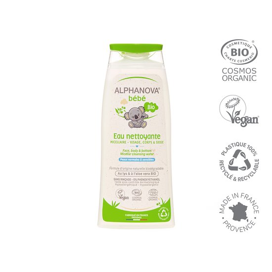 Eau nettoyante bio camomille  200 ml de Alphanova bébé