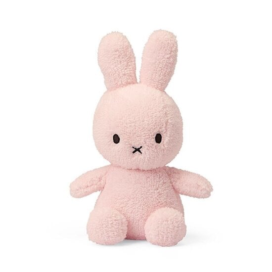 Peluche Miffy Terry extra-doux Rose pastel 23 cm de Bon Ton Toys