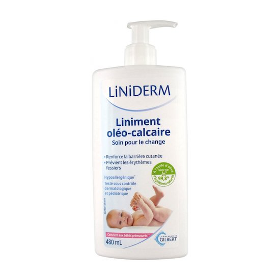 Liniment Oléo-Calcaire Flacon de Liniderm, Cosmétiques : Aubert