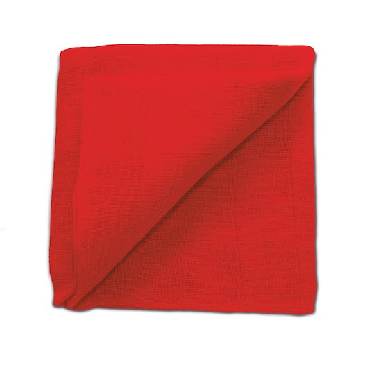 Lange 60 x 60 cm rouge  de Zewi Bébéjou