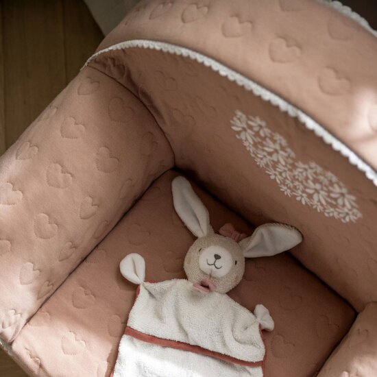 Fauteuil Club Petit Cœur Vieux Rose  de Sauthon Baby Déco Fauteuil Club Petit Cœur Vieux Rose  de Sauthon Baby Déco