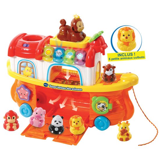 Tut Tut Animo - Super bateau des animaux Multicolore  de Vtech