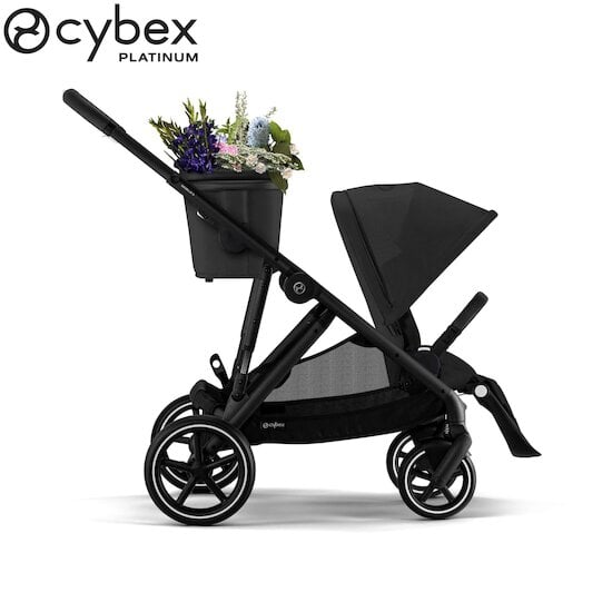 Poussette Gazelle S Châssis Noir - Moon Black  de CYBEX