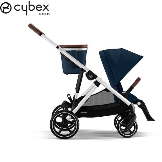 Poussette DUO Gazelle S Silver Ocean Blue + Cloud G Moon Black CYBEX, Vente  en ligne de Poussette Duo