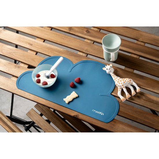 Set de table Nuage bleu  de Maïka Set de table Nuage bleu  de Maïka