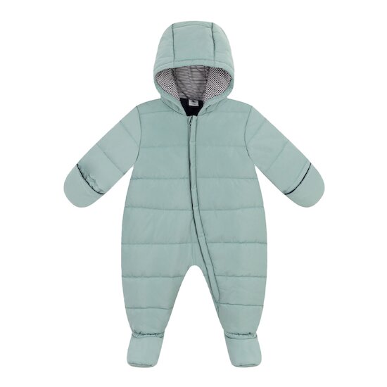 Combi-pilote en micropolaire Vert Paul  de Petit Bateau