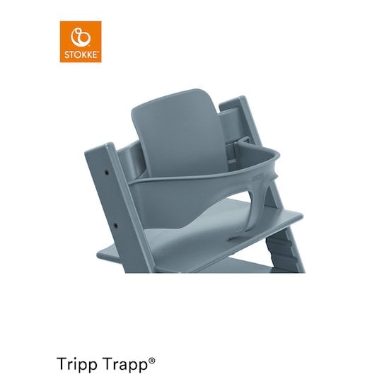 Baby Set™ Tripp Trapp® + Patin Bleu fjord   de Stokke®