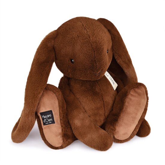 Peluche Le Lapin café chocolat 32 cm de Histoire d'ours