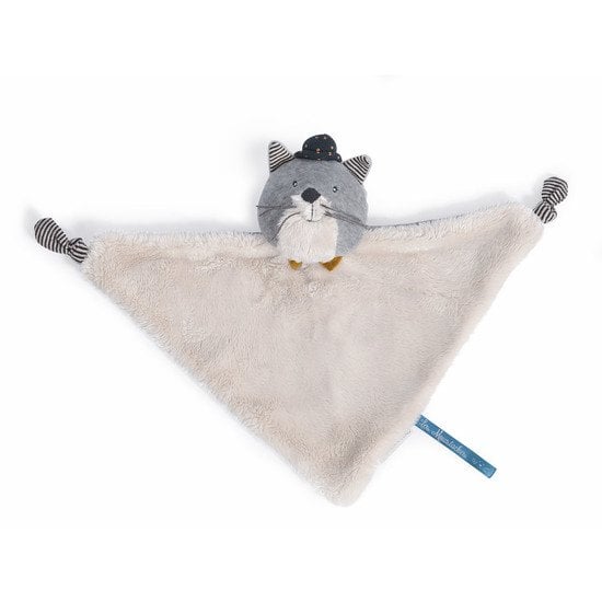 Les Moustaches doudou chat Fernand de Moulin Roty, Doudous : Aubert