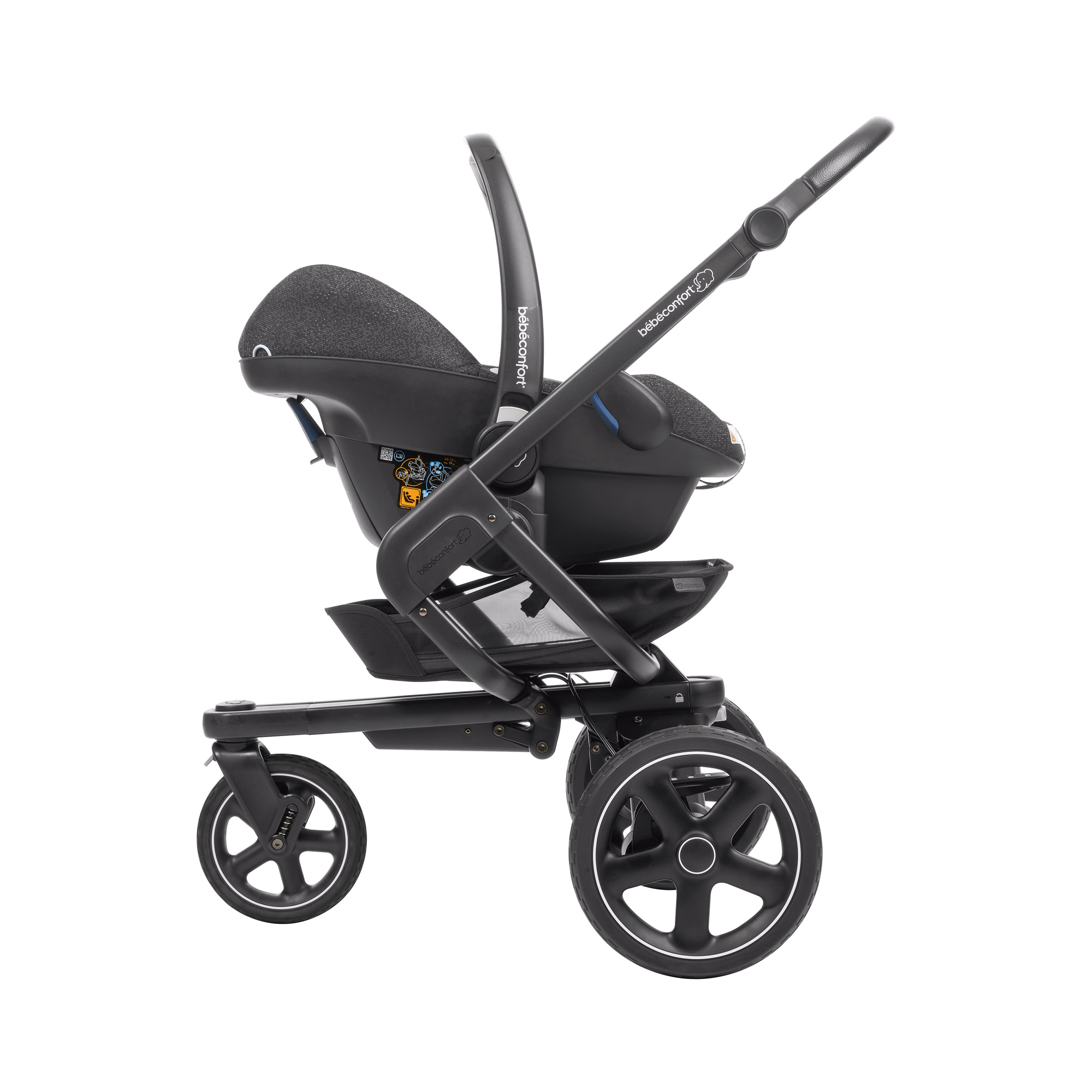 Nova 3 Roues Sparkling Grey De Bebe Confort Poussettes Polyvalentes Aubert