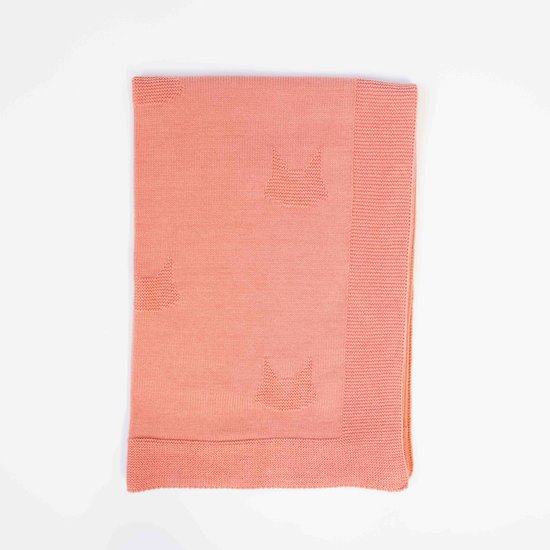 Couverture Petits Chats Bouton de rose  de La Manufacture de Layette