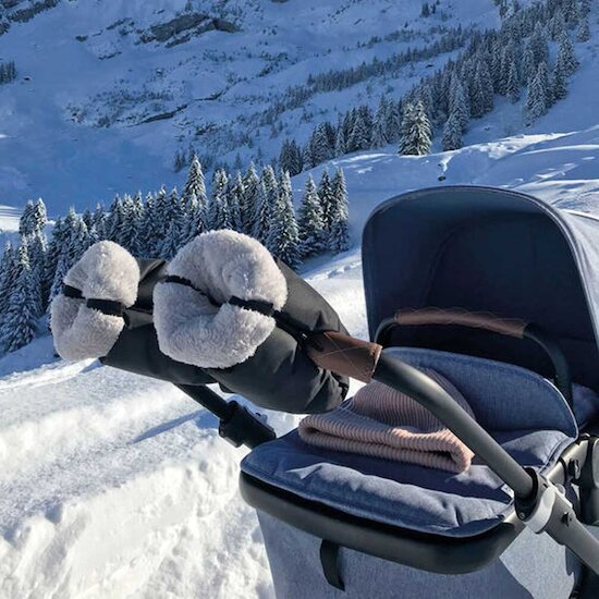 Moufles poussette Noir  de Béaba