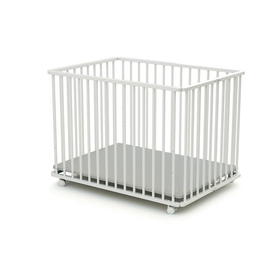 Parc pliant en bois Blanc  de Formula Baby