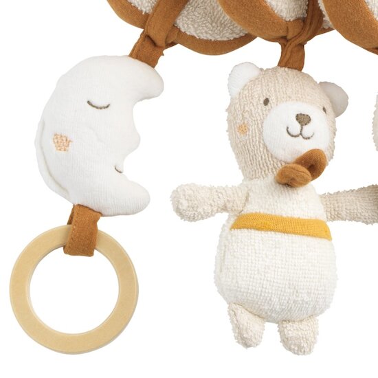 Spirale d'activités coton bio Petit Soleil   de Sauthon Baby Déco Spirale d'activités coton bio Petit Soleil   de Sauthon Baby Déco