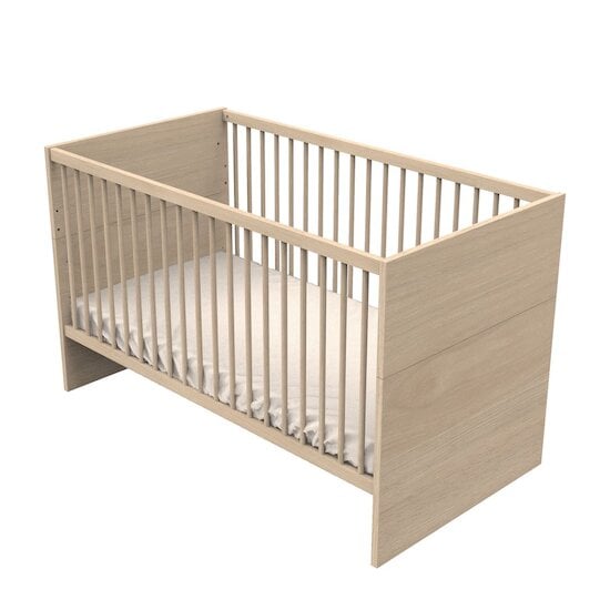 Tokyo Little Big Bed Chêne Suave 70 x 140 cm de Sauthon Baby's Sweet Home