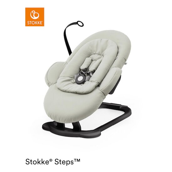 Transat Steps™ Châssis Noir/Vert Sauge  de Stokke®