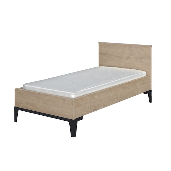 Marcel option 2 pans 140cm Chêne blond/Noir  de Galipette Marcel option 2 pans 140cm Chêne blond/Noir  de Galipette