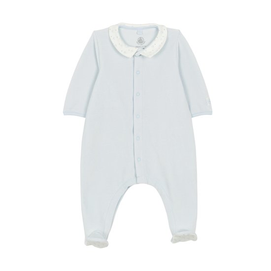 Dors bien en velours Bleu 3 mois de Petit Bateau